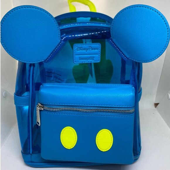 Disney Handbags - Disney Parks Clear Blue Loungefly Backpack A7S11B777